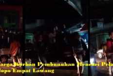 Puluhan Warga Bersenjata Tajam Mengamuk di Pasar Pendopo, Buntut Tewasnya Janda Dengan 17 Luka Bacok