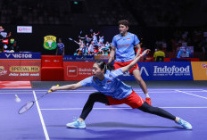 Cukup 35 Menit! Adnan/Indah Amankan Tiket 8 Besar Indonesia Open 2025 
