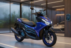 Yamaha Aerox 2026 Tipe Standar, Skuter Sporty yang Tetap Andal dengan Penyegaran Visual Futuristik