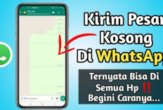 Unik! Cuma 3 Cara Ternyata Begini Trik Kirim Teks Kosong di WhatApp