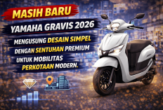Terbaru Yamaha Gravis 2026 Tampil Kalem Tapi Mahal Auranya, Skuter Premium dengan Desain Minimalis