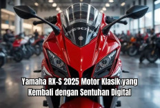 Yamaha RX-S 2025 Motor Klasik yang Kembali dengan Sentuhan Digital di Palembang Autoshow 2025