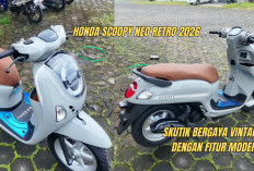 Honda Scoopy Neo Retro 2026, Skutik Bergaya Vintage dengan Fitur Modern