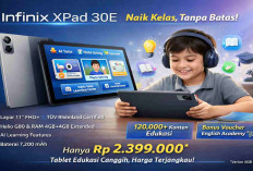 Infinix XPad 30E Resmi Hadir di Indonesia, Tablet Murah Fitur AI Edukasi Lengkap Cocok untuk Anak Sekolah!