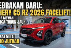 Tampil Makin Ganteng Chery C5 RZ 2026 Facelift Punya Sunroof Elektrik Mesin Turbo Harga Lebih Terjangkau