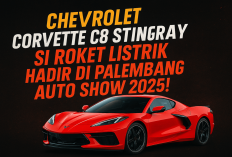 Chevrolet Corvette C8 Stingray Viral, Si Roket Listrik Hadir di Palembang Auto Show 2025!