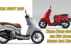 Honda Scoopy 2026 Hadir dengan Warna-Warna Cerah dan Fitur Modern Idaman Anak Muda, Ini Variannya!