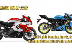 Yamaha YZR-R7 2026 Hadir Lebih Ramping, Sporty, dan Dilengkapi Sistem Elektronik Modern untuk Jalan Raya