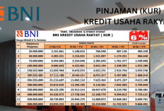 Modal Usaha Cepat Cair! Ini Tabel KUR BNI 2025 Rp100 Juta Tenor 5 Tahun, Syaratnya Gampang Banget