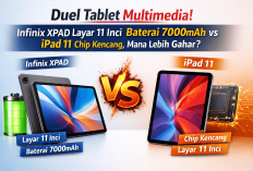 Tablet Murah Lawan Sultan! Infinix XPAD 7000mAh vs iPad 11 Chip Kencang, Streaming dan Gaming Lebih Enak Mana?