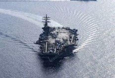 Tak Perlu Izin, Viral Kapal Induk USS Nimitz Lintasi Perairan Indonesia, Begini Penjelasannya 