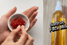 Bikin Sendiri Face Mist Saffron untuk Hilangkan Noda Hitam di Wajah, Cuma Pakai 2 Bahan!