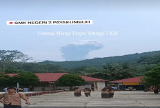 Info Update Kondisi Gunung Merapi Kembali Erupsi Setinggi 2 KM, Warga di Minta Waspada Bahaya Abu Vulkanik