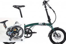 Raja Track Licin, Sepeda Lipat United Trifold 8 Disc vs Tern Verge S8i, Tetap Satset di Jalan Basah!