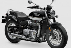 Triumph Bonneville T120 Black Edition, Gendong Mesin1200cc, Gahar Cocok Untuk Touring Antar Provinsi