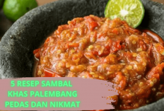 Moms Cobain Yuk! 5 Resep Sambal Khas Palembang yang Pedas dan Nikmat, Bikin Tambah Selera Makan