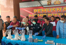 Gagalkan Pengiriman 1 Kg Sabu ke Provinsi Bangka, Dua Tersangka Diduga Jaringan Antar Provinsi