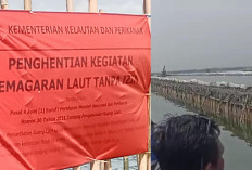KKP Segel Pagar Laut di Perairan Bekasi, Nelayan Merugi