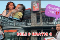 HEBOH! Beli 6 Gratis 6, Pembeli Serbu Dunkin Donuts, Hari Terakhir Promo!