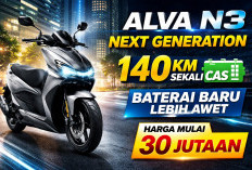 Motor Listrik ALVA N3 Next Generation Hadir Lebih Canggih, Fast Charging Pakai Baterai Mobil