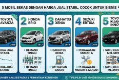 5 Mobil Bekas dengan Harga Jual Stabil, Cocok untuk Bisnis