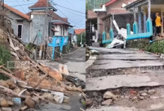 Mencekam! Tanah Bergerak di Tegal Terus Meluas, Ratusan Rumah Rusak Parah
