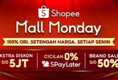 23 Kode Voucher Shopee Mall Monday Ekstra Sale 7.7, Diskon Rp477 Ribu Hari Ini Aja, Potongan Gede Rp700 Ribu 