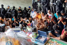 BNN Gerebek Kampung Narkoba di Jaktim, 25 Pelaku Ditangkap & Bandar Dibekuk, Barang Bukti Sabu & Ganja Disita