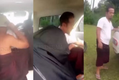 Viral Video Warga Simeulue Gerebek Pimpinan Ponpes dan Wanita Bercadar Berduaan di Mobil