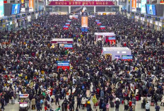 Pulang Kampung, Begini Momen Mudik Imlek Masyarakat di China yang Terlihat Membeludak! 