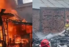 Tragis! Rumah Pedagang Keliling Hangus Terbakar Saat Ditinggal Cari Nafkah