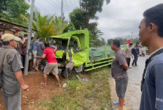Rem Blong di Turunan Truk Seruduk 2 Mobil,  Nasib Malang Menimpa Penumpang Truk