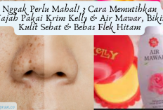 Nggak Perlu Mahal! 3 Cara Memutihkan Wajah Pakai Krim Kelly & Air Mawar, Bikin Kulit Sehat & Bebas Flek Hitam