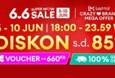Serbu! Kode Voucher Lazada 7 Juni 2024, Diskon 40rb, Potongan 10rb Tanpa Syarat & Gratis Ongkir