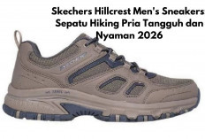 Skechers Hillcrest Men's Sneakers: Sepatu Hiking Pria Tangguh, Nyaman, dan Siap Menjelajah Segala Medan