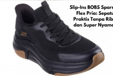 Slip-Ins BOBS Sparrow Flex Men’s Sneakers: Sepatu Praktis, Nyaman, dan Modern untuk Pria Aktif