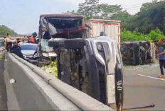 Menegangkan! Kecelakaan Beruntun di Tol Cipularang Libatkan Bus dan Truk, Berikut Keteranganya...