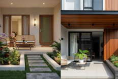 Bukan Sulap! Teras Rumah Mungil Tanpa Pilar Depan Bisa Tampil Modern dan Elegan 