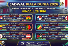 Jadwal Siaran Langsung Piala Dunia 2026 Hari Ini, Minggu 28 Juni: Inggris, Portugal, hingga Argentina 