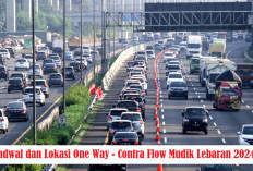 Penting! Cek Jadwal dan Lokasi Ruas Jalan Sistem One Way hingga Contra Flow Mudik Lebaran 2024