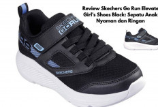 Skechers Go Run Elevate Girl’s Shoes Black: Sepatu Anak Perempuan Nyaman & Cocok untuk Sekolah maupun Olahraga