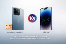 Uji Performa Chipset Nokia Lumia Max 2026 vs iPhone 17, Siapa Lebih Tahan Banting?