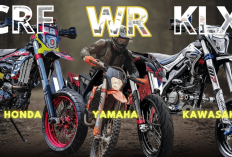 Dikira Raja Offroad! Ini Perbandingan Honda CRF vs Kawasaki KLX dan Yamaha WR15,  Loyo di Jalan Berlubang?