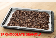 Cuma 5 Langkah Lho! Resep Chocolate Granola ala Chef Devina Hermawan, Cocok Jadi Cemilan Keluarga, Yok Recook