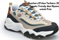 Skechers D’Lites: Sepatu Chunky Pria Bergaya Retro Modern dengan Kenyamanan Maksimal