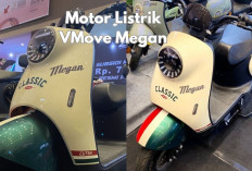 Cuma Rp2 Jutaan, Motor Listrik VMove Megan Bisa Dapat Garansi Seumur Hidup, Cek Spesifikasi di Sini!