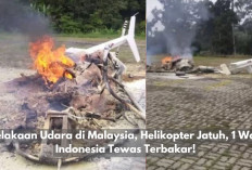 Kecelakaan Udara di Malaysia, Helikopter Jatuh, 1 Warga Indonesia Tewas Terbakar!