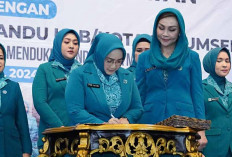 Pj Ketua TP PKK Sumsel Tyas Fatoni Kukuhkan Ketua Pembina Posyandu Kabupaten/Kota se-Sumsel