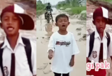 Miris! Siswa SD Lampung Nangis Minta Prabowo Perbaiki Jalan Rusak 15 Tahun, Netizen: Pemda Kok Gitu?