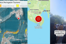 Gempa M 7,7 Guncang Karatung Sulut, BMKG Rilis Peringatan Dini Tsunami Siaga untuk Daerah ini